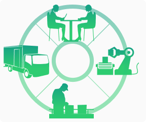 強み【一貫体制】のイメージ画像